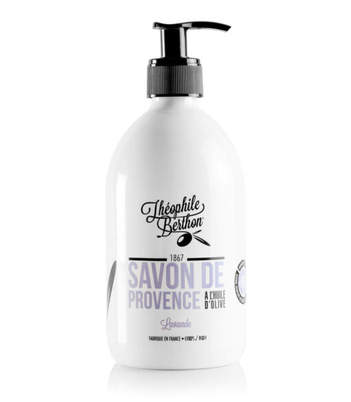 Savon de Provence shower gel. 80% olive oil. Lavender.