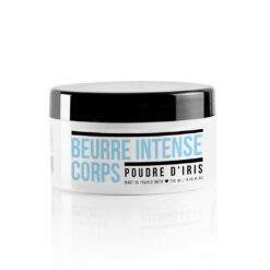 Intense body balm enriched with 6 natural active ingredients such organic Olive oil. Iris powder.