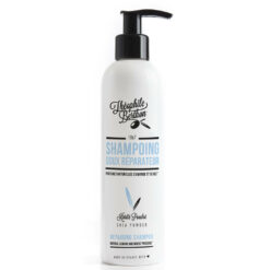 Gentle repairing shampoo. Enriched with natural proteins. Shea fragrance.