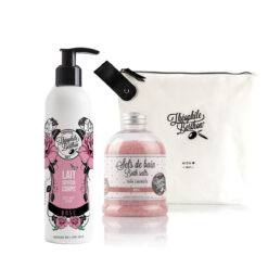 Trousse Rose Délicate - Sels de Camargue et lait soyeux