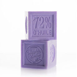 Pain de savon de Marseille - Cube 300g - Au beurre de karité bio - 3 parfums dispo